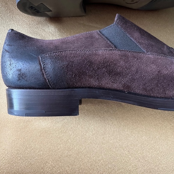 NWOT Prada Men’s Distressed Suede Slip on Loafers 11 main image 4